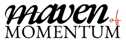 Maven of Momentum logo, links to homepage