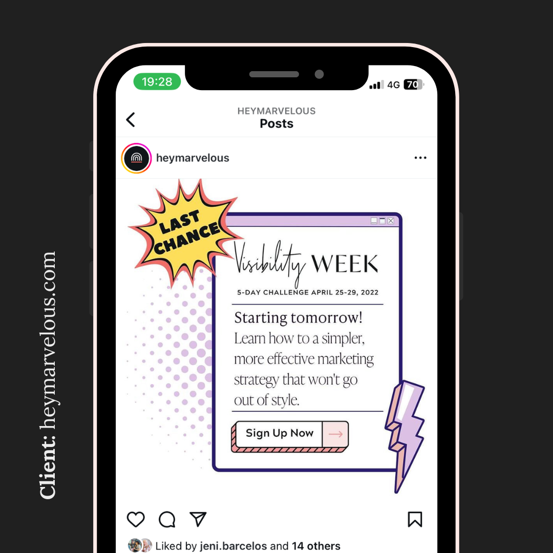 hey marvelous visibility week 03 hey marvelous visibility week 03